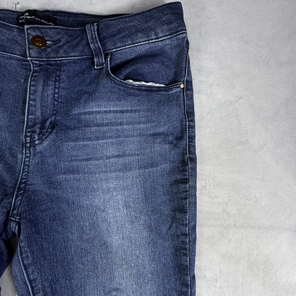 Miss Poured In Blue Womens Skinny‎ Jeans Blue Denim Stretch Comfort Streetwear 8 - Picture 4 of 16
